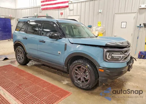 2022 Ford Bronco Sport Big Bend z USA, uszkodzony, nr VIN 3FMCR9B60NRD92277